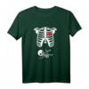 Skelett Schwangerschaft Ankündigung T-Shirt - Originelles Halloween Kostüm & Babyparty Outfit für werdende Mütter