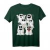 Halloween Geister & Gespenster Outfit mit Spinnennetzen - Schlichtes Halloween T-Shirt für Feier und Party