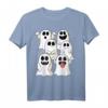 Halloween Geister & Gespenster Outfit mit Spinnennetzen - Schlichtes Halloween T-Shirt für Feier und Party