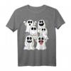 Halloween Geister & Gespenster Outfit mit Spinnennetzen - Schlichtes Halloween T-Shirt für Feier und Party