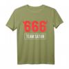 Team 666 Satan Satanist Gothic Teufel Halloween T-Shirt – Dunkles Provokantes Design für Gothic, Satanismus & Halloween Fans