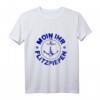 Moin ihr Flitzpiepen Norddeutschland T-Shirt mit Anker - Plattdeutsch Spruch für Seefahrer, Hafenfans & Norddeutsche