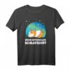 Schlafender Hamster mit Sternen - Lustiges Schlaf T-Shirt & Nachthemd für Hamsterliebhaber und Morgenmuffel