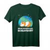 Schlafender Hamster mit Sternen - Lustiges Schlaf T-Shirt & Nachthemd für Hamsterliebhaber und Morgenmuffel