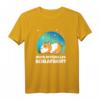 Schlafender Hamster mit Sternen - Lustiges Schlaf T-Shirt & Nachthemd für Hamsterliebhaber und Morgenmuffel