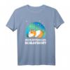 Schlafender Hamster mit Sternen - Lustiges Schlaf T-Shirt & Nachthemd für Hamsterliebhaber und Morgenmuffel