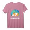 Schlafender Hamster mit Sternen - Lustiges Schlaf T-Shirt & Nachthemd für Hamsterliebhaber und Morgenmuffel