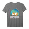 Schlafender Hamster mit Sternen - Lustiges Schlaf T-Shirt & Nachthemd für Hamsterliebhaber und Morgenmuffel