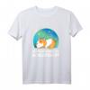 Schlafender Hamster mit Sternen - Lustiges Schlaf T-Shirt & Nachthemd für Hamsterliebhaber und Morgenmuffel