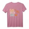 Lustiges Klempner T-Shirt mit Spruch Gas Wasser Scheiße – Geschenkidee für Klempner, Gesellen- und Meisterprüfung, Geburtstag & Handwerker