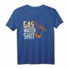 Lustiges Klempner T-Shirt mit Spruch Gas Wasser Scheiße – Geschenkidee für Klempner, Gesellen- und Meisterprüfung, Geburtstag & Handwerker