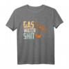 Lustiges Klempner T-Shirt mit Spruch Gas Wasser Scheiße – Geschenkidee für Klempner, Gesellen- und Meisterprüfung, Geburtstag & Handwerker