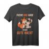 Schlaf Fuchs Hase Oberteil - Lustiges und Niedliches Schlafshirt für Männer und Frauen, Perfekt als Pyjama Oberteil oder Schlafoutfit