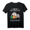 Lustiger Hase Schlafanzug, Nachthemd & Pyjama - Witziges Geschenk für Langschläfer, Nachteulen & Morgenmuffel