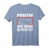 Mieze Katze POSITIV AUF MÜDE GETESTET - Lustiges Schlaf T-Shirt für Katzenliebhaber & Morgenmuffel