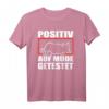 Mieze Katze POSITIV AUF MÜDE GETESTET - Lustiges Schlaf T-Shirt für Katzenliebhaber & Morgenmuffel