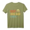 Vintage Best Dog Dad Ever T-Shirt für Havaneser-Liebhaber – Witziges Geschenk für Hundebesitzer & Retro-Modefans