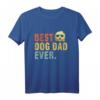 Vintage Best Dog Dad Ever T-Shirt für Havaneser-Liebhaber – Witziges Geschenk für Hundebesitzer & Retro-Modefans
