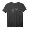 Heartbeat Rock n Roll Zeichen T-Shirt für Damen, Herren & Kids – Perfekt als Geschenk für Metal- und Rockfans bei Geburtstagen, Weihnachten & Co.