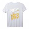 60. Geburtstag Rockt Seit 1963 T-Shirt – Cooles Geburtstagsdesign für Rockmusikfans, Biker, Musiker & Metal Fans