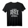 Funny Heavy Metal Wissenschaft Humor T-Shirt – Distressed Grunge Style für Rocker, Nerds & Wissenschaftler, perfektes Geschenk für Lehrer, Studenten & Freunde
