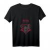 Damen Metal Is Religion Heavy Metal Rock Musik Baphomet Satan T-Shirt mit V-Ausschnitt – Perfekt für Festivals, Konzerte & Metal Fans