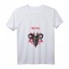 Damen Metal Is Religion Heavy Metal Rock Musik Baphomet Satan T-Shirt mit V-Ausschnitt – Perfekt für Festivals, Konzerte & Metal Fans