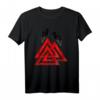 Valknut Symbol Odins Raben Nordische Mythologie Wikinger T-Shirt – Ideal für Wikinger-Fans, Skandinavien-Reisen & Mythologie-Liebhaber