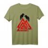 Valknut Symbol Odins Raben Nordische Mythologie Wikinger T-Shirt – Ideal für Wikinger-Fans, Skandinavien-Reisen & Mythologie-Liebhaber