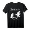 Hugin und Munin fangen Christenfisch - Antichrist T-Shirt für Heiden, Wikinger und Pagan Metal Fans
