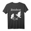 Hugin und Munin fangen Christenfisch - Antichrist T-Shirt für Heiden, Wikinger und Pagan Metal Fans