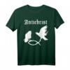 Hugin und Munin fangen Christenfisch - Antichrist T-Shirt für Heiden, Wikinger und Pagan Metal Fans
