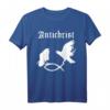 Hugin und Munin fangen Christenfisch - Antichrist T-Shirt für Heiden, Wikinger und Pagan Metal Fans