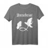 Hugin und Munin fangen Christenfisch - Antichrist T-Shirt für Heiden, Wikinger und Pagan Metal Fans