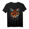 Fuchs Kunstwerk Herbst Blätter - Tierliebe T-Shirt für Natur- und Tierfreunde, perfekt als Geschenk für Tierliebhaber
