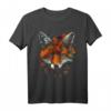 Fuchs Kunstwerk Herbst Blätter - Tierliebe T-Shirt für Natur- und Tierfreunde, perfekt als Geschenk für Tierliebhaber