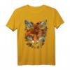 Fuchs Kunstwerk Herbst Blätter - Tierliebe T-Shirt für Natur- und Tierfreunde, perfekt als Geschenk für Tierliebhaber