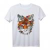 Fuchs Kunstwerk Herbst Blätter - Tierliebe T-Shirt für Natur- und Tierfreunde, perfekt als Geschenk für Tierliebhaber