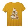 Hello Herbst Motiv mit Kürbis für gesegnete Christen - Buntes Oktober T-Shirt mit Aquarell-Design, perfekt als Herbstgeschenk für Frauen und Kinder