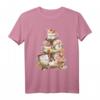 Hello Herbst Motiv mit Kürbis für gesegnete Christen - Buntes Oktober T-Shirt mit Aquarell-Design, perfekt als Herbstgeschenk für Frauen und Kinder