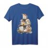 Hello Herbst Motiv mit Kürbis für gesegnete Christen - Buntes Oktober T-Shirt mit Aquarell-Design, perfekt als Herbstgeschenk für Frauen und Kinder