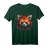 Roter Panda Kunstwerk - Herbst Blätter Tier T-Shirt für Tierliebhaber, Freunde & Familie