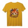 Roter Panda Kunstwerk - Herbst Blätter Tier T-Shirt für Tierliebhaber, Freunde & Familie