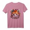 Roter Panda Kunstwerk - Herbst Blätter Tier T-Shirt für Tierliebhaber, Freunde & Familie