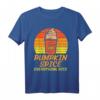 Pumpkin Spice Everything Nice Retro Herbst Saison Frauen T-Shirt – Perfektes Geschenk für Kürbisliebhaber, Halloween & Erntedankfest