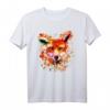 Aquarell Fuchs Herbst T-Shirts für Frauen und Kinder – Klassisch geschnitten, doppelt genäht, tierischer Herbstlook