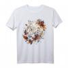 Tiger Kunstwerk - Herbst Blätter Zoo Tier Tierliebe T-Shirt für Tierfreunde und Naturfans