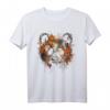 Panda Kunst - Fantasie Herbst Blätter Tier Panda T-Shirt für Tierliebhaber und Freunde, Perfekt als Geschenk