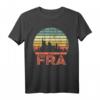 FRA Frankfurt 70er Retro Vintage Look T-Shirt - Flugzeug- und Flughafenfans, Vintage-Mode für Frankfurtliebhaber