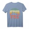 FRA Frankfurt 70er Retro Vintage Look T-Shirt - Flugzeug- und Flughafenfans, Vintage-Mode für Frankfurtliebhaber
